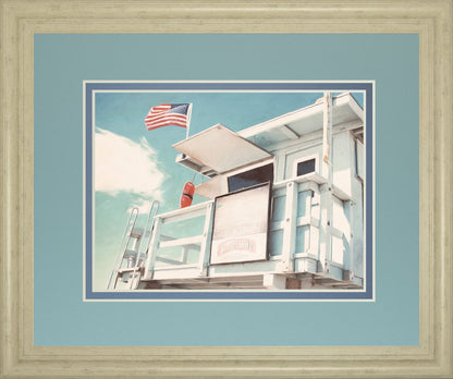 The Cabin By Natasia Cook - Framed Print Wall Art - White