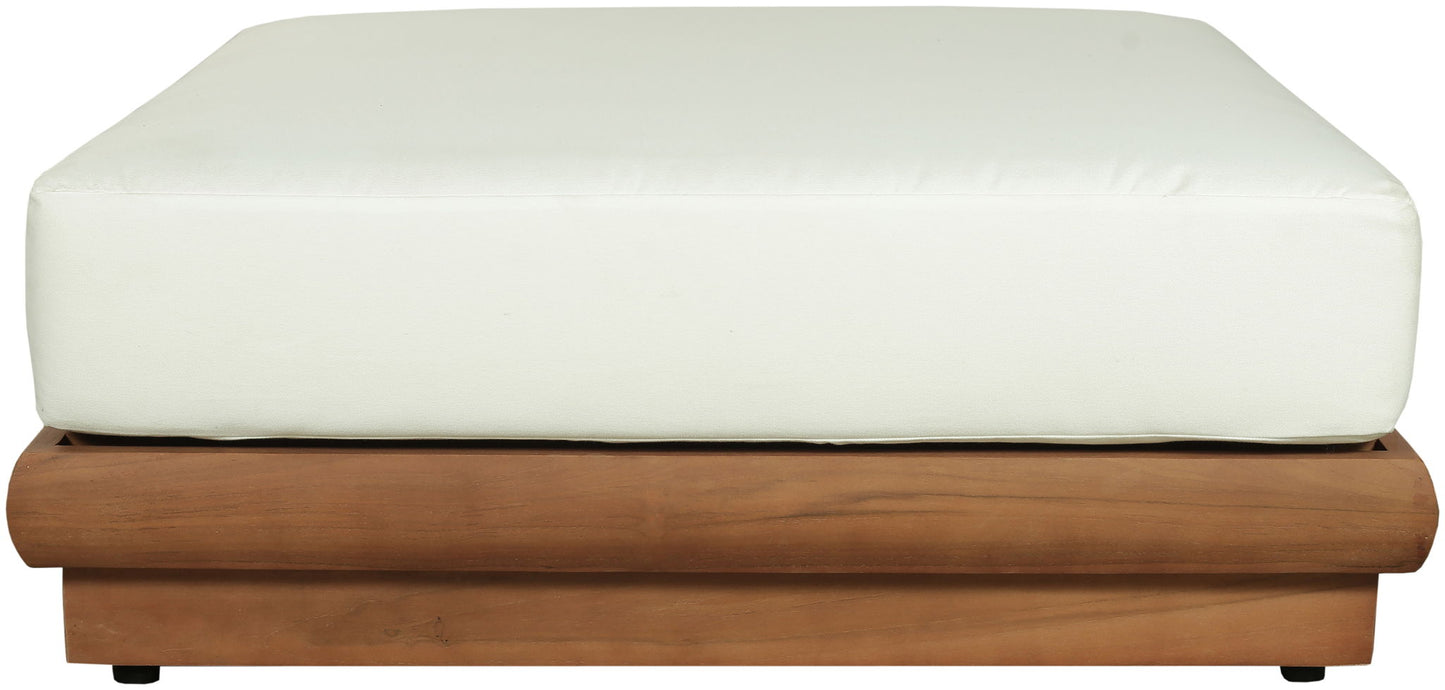 Mirella - Water Resistant Fabric Upholstered Outdoor Patio Modular Ottoman