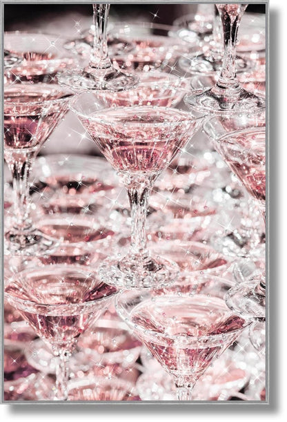 Blush Celebration - 32" x 47" Framed Wall Art