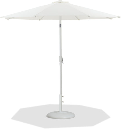 Fiji - Aluminum Patio Umbrella With Round White Base