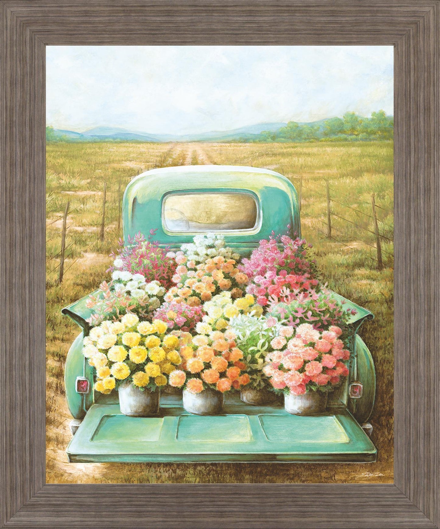 Meadow Harvest Retreat - 28" x 34" Framed Wall Art