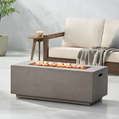 Contemporary Outdoor 40, 000 Btu Propane Fire Pit