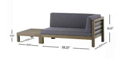 Oana - Corner Bench And Coffee Table