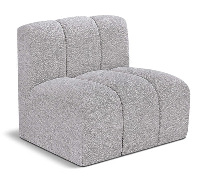 Arc - Boucle Fabric Straight Chair