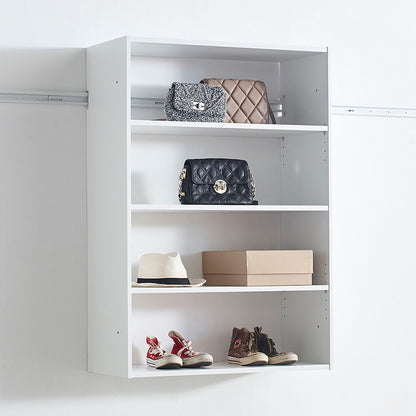 Devi - Wall Mounted Wood Closet System With Modular Units