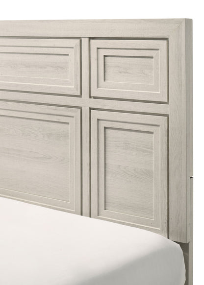 Lorraine - King 5 Piece Bedroom Set - Antique White