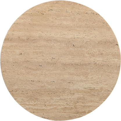 Fontelina - 30" Genuine Bistro Dining Table - Travertine