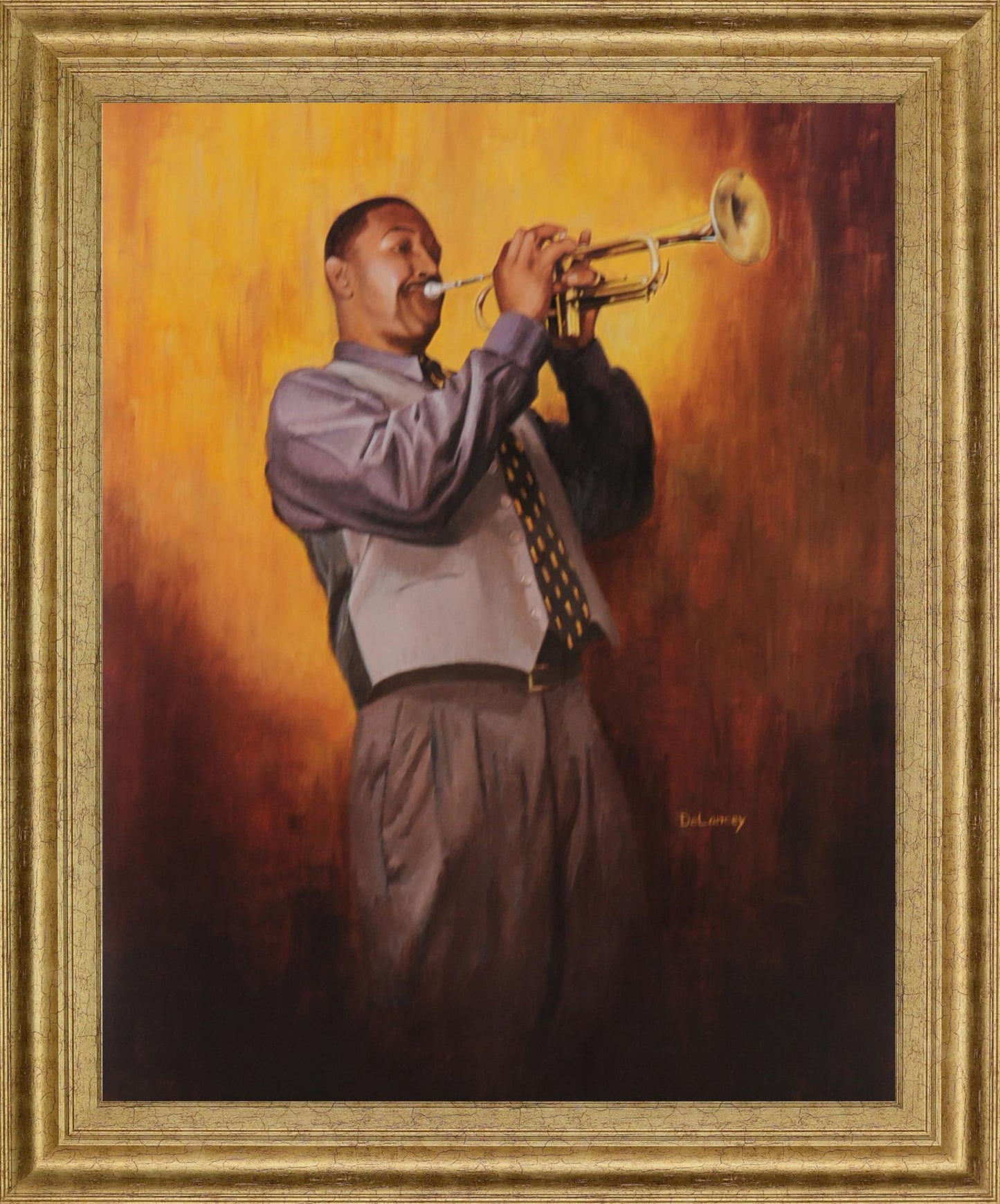 Brass Serenade - 28" x 34" Framed Wall Art