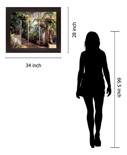 Verdant Solarium - 28" x 34" Framed Wall Art