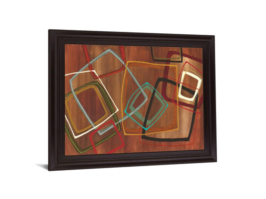 Retro Squares - 28" x 34" Framed Wall Art