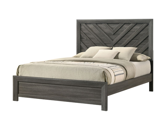 Valor - King Bed - Gray