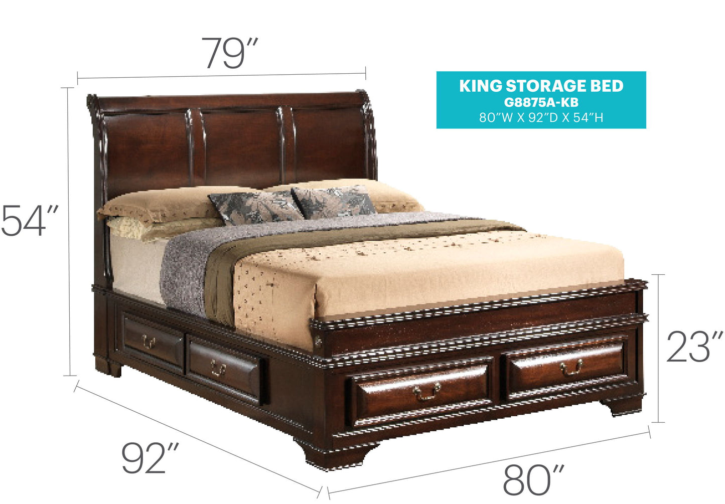 LaVita - Storage Bed