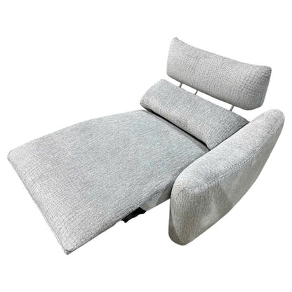 Fullar - RAF Modular Power Motion Recliner - Light Gary Chenille