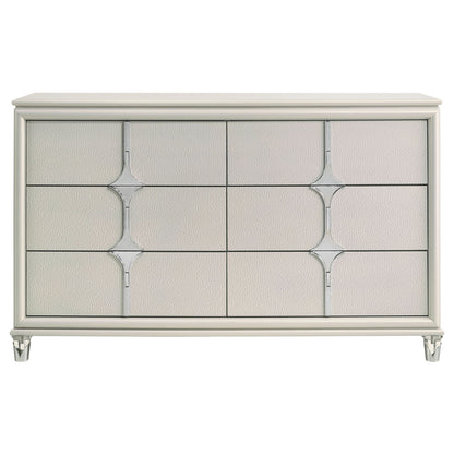 Gwendolyn - 6 Drawer Dresser Cabinet - White