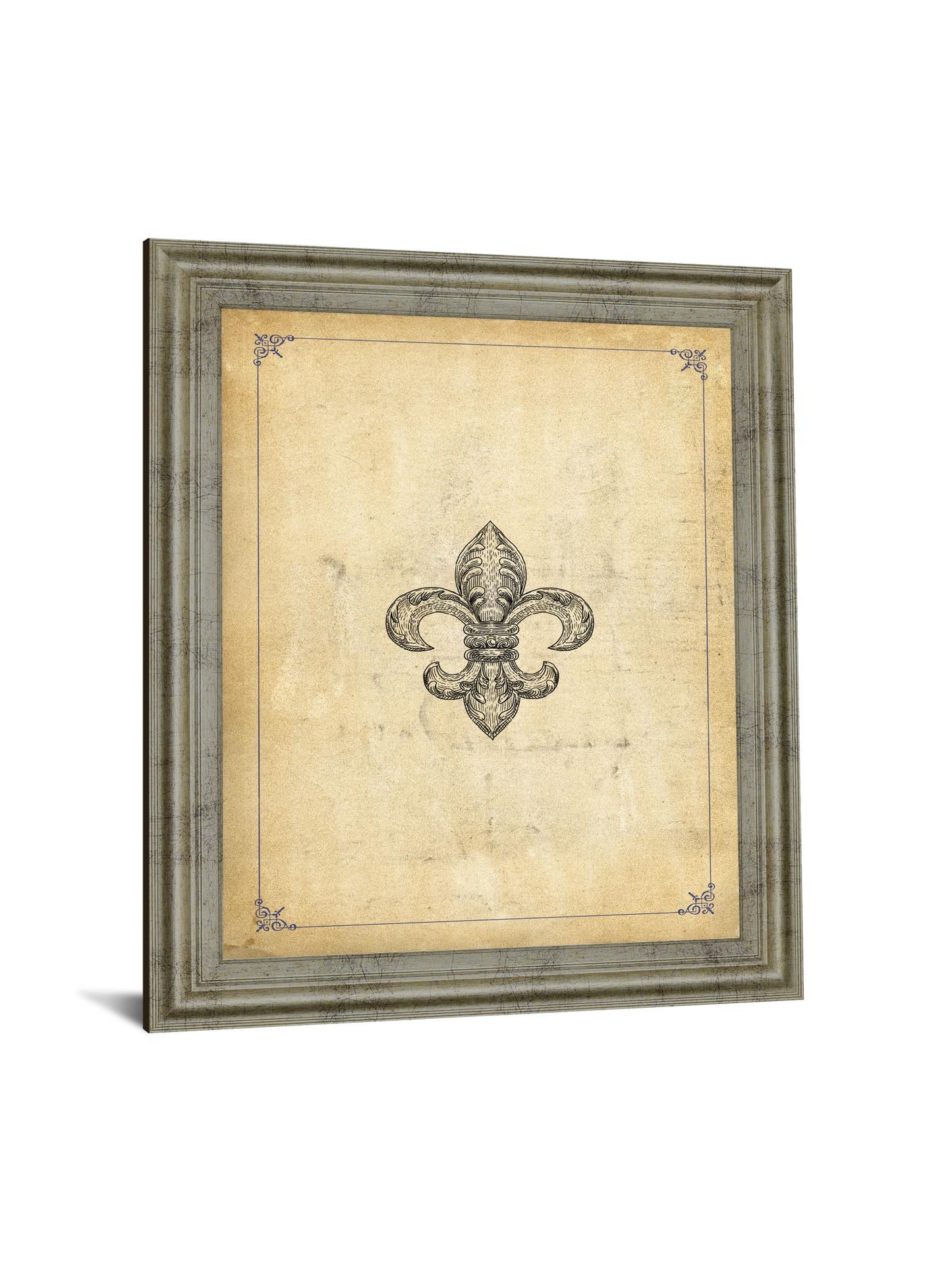 Classic Fleur Crest - 28" x 34" Framed Wall Art
