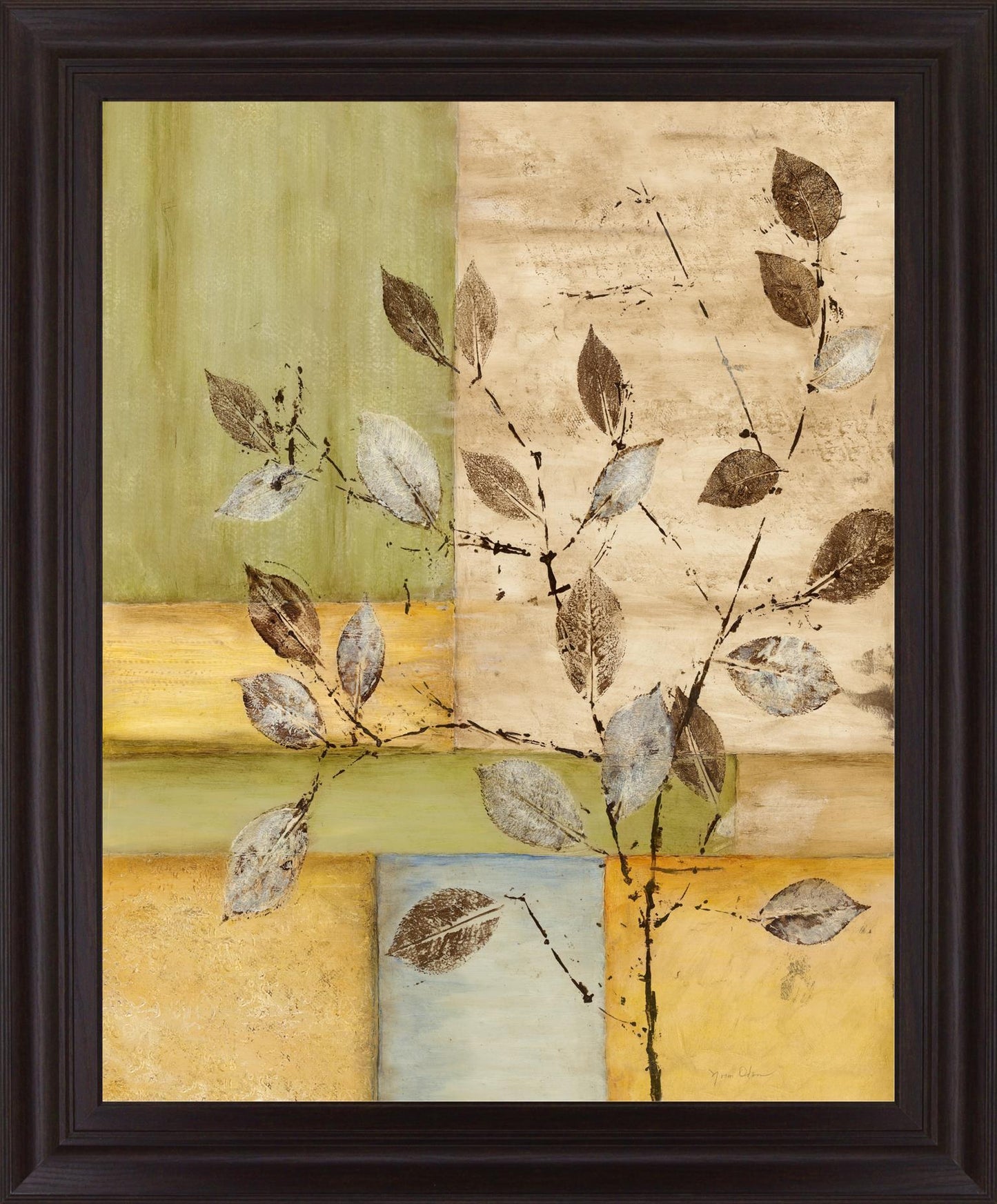 Botanical Harmony - 28" x 34" Framed Wall Art