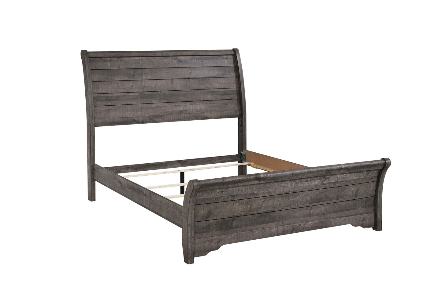 Coralee - Panel California King Bed - Dark Gray