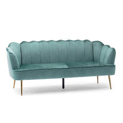 Modern Glam 3 Seater Sofa With Texture