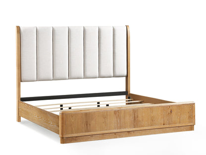 Westcott - Queen Panel Bed - Cerused Natural