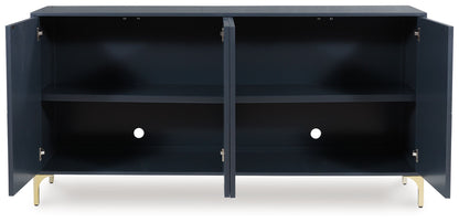 Loirwick - Accent Cabinet - Dark Blue