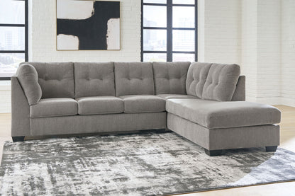 Lanelly - 2-Piece Sectional With Raf Corner Chaise - Alloy