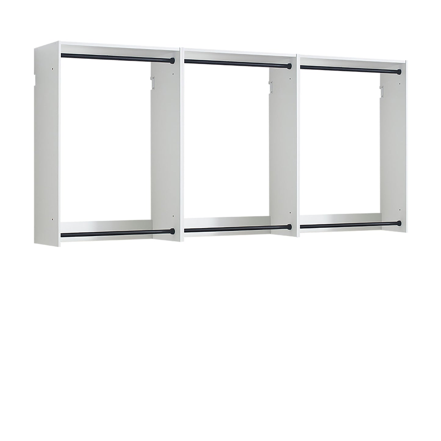 Devi - Wall Mounted Wood Closet System, Modular Units