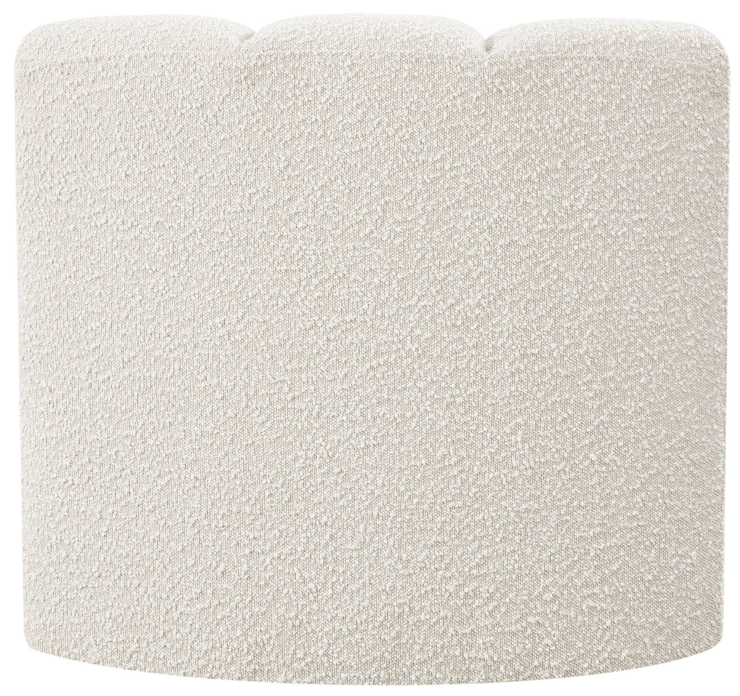 Arc - Boucle Fabric Curved Corner Chair