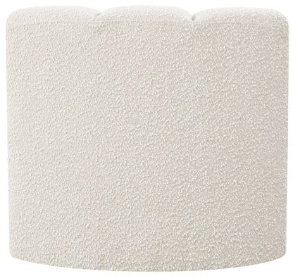 Arc - Boucle Fabric Curved Corner Chair