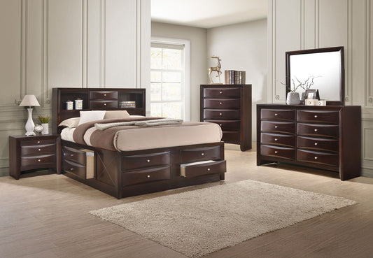 Emily - Queen 3 Piece Bedroom Set - Cherry
