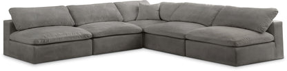 Cozy - 5 Piece Modular Corner Armless Sectional