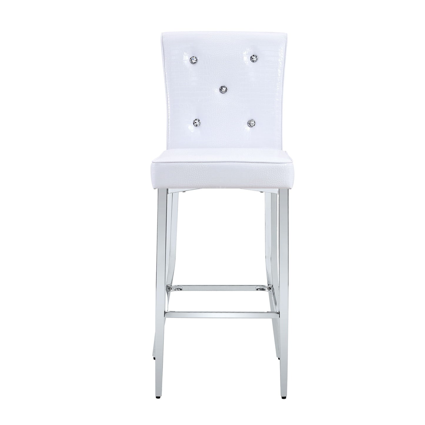 Bar Chairs & Crystal Clasp Design (Set of 2)