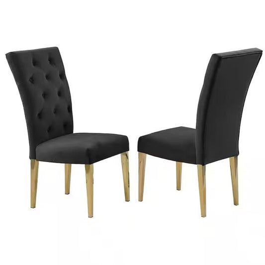 Modern Design Upholstered Dining Chair (Set of 2)