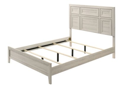 Lorraine - King Bed - Antique White
