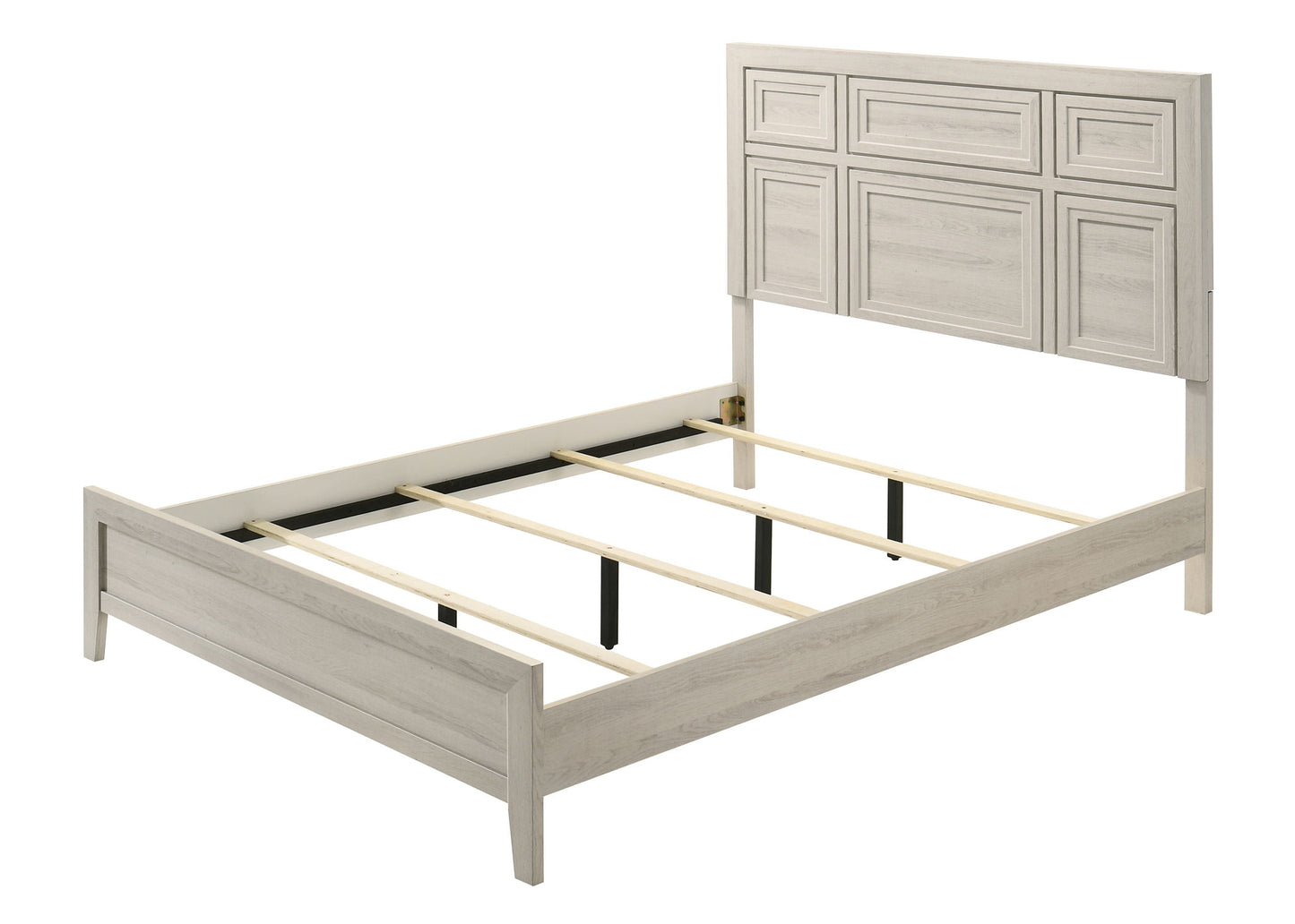 Lorraine - Queen Bed - Antique White