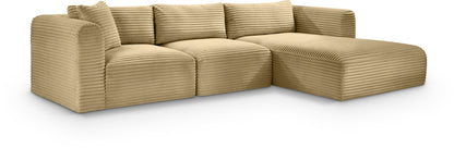 Shaggy - 3 Piece Modular Sectional