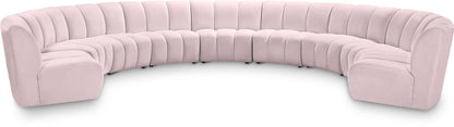 Infinity - 9 Piece Velvet Modular Sectional
