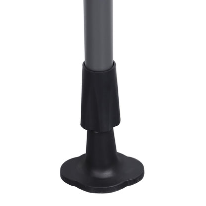 Manual Retractable Patio Awning, UV Resistant Sun Shade With No Drill Installation