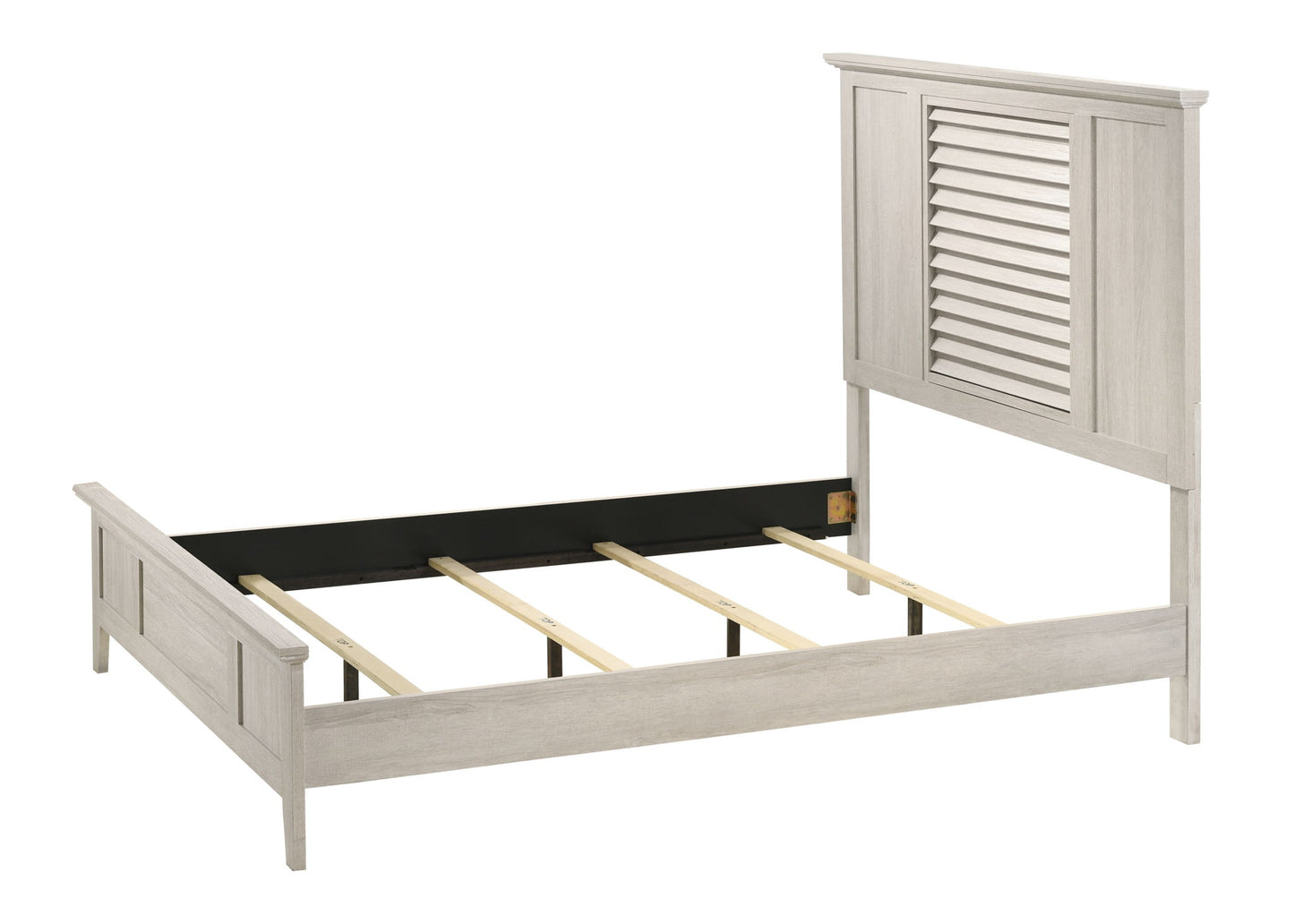 Sarter - King Bed - White
