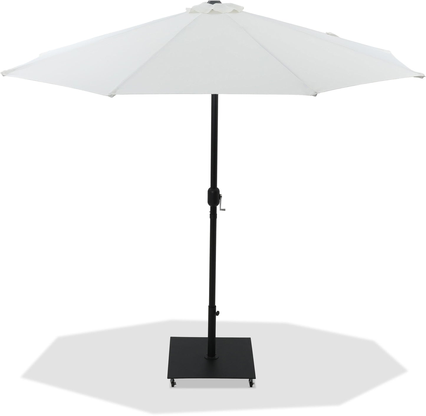Fiji - Aluminum Patio Umbrella With Square Black Base