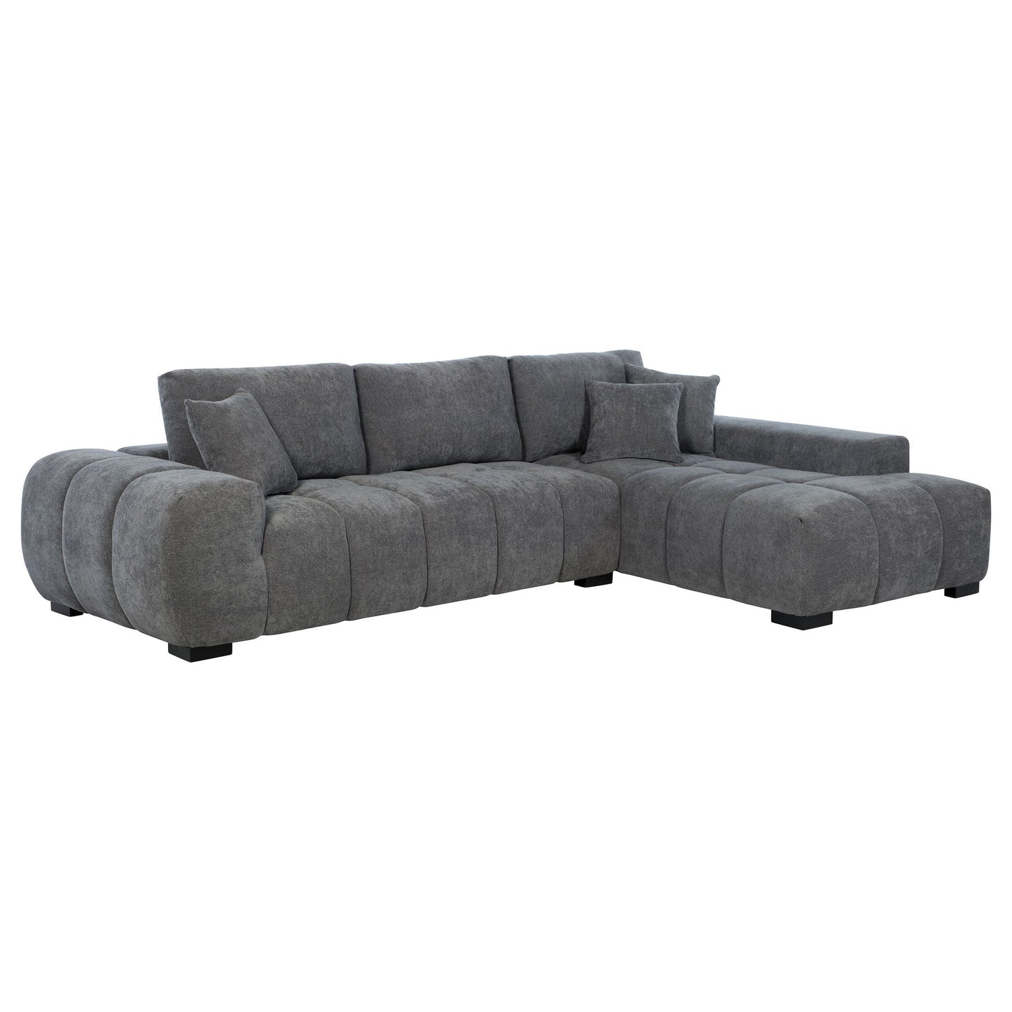 Plather - Sectional Chaise Sofa
