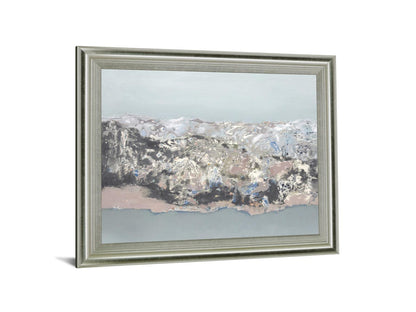 Frosted Divide - 28" x 34" Framed Wall Art