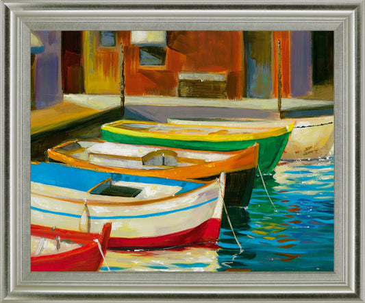 Harbor Glow - 28" x 34" Framed Wall Art