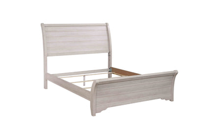 Coralee - Panel King Bed - Chalk / Gray