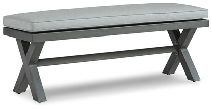 Elite Park - Bench With Cushion - Gray
