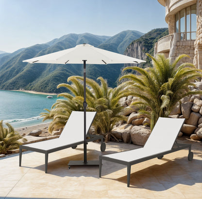 Fiji - Patio Umbrella With Black Pole