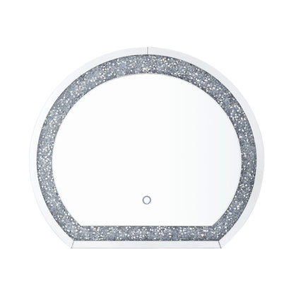 Noralie - Accent Mirror - Mirrored & Faux Diamonds