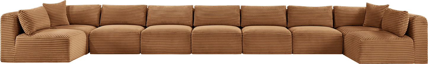 Shaggy - Fabric 9 Piece Modular Sectional