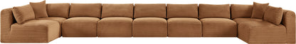 Shaggy - Fabric 9 Piece Modular Sectional