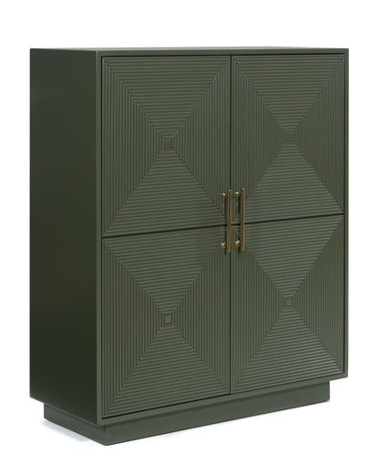 Geirwood - Accent Cabinet - Dark Green