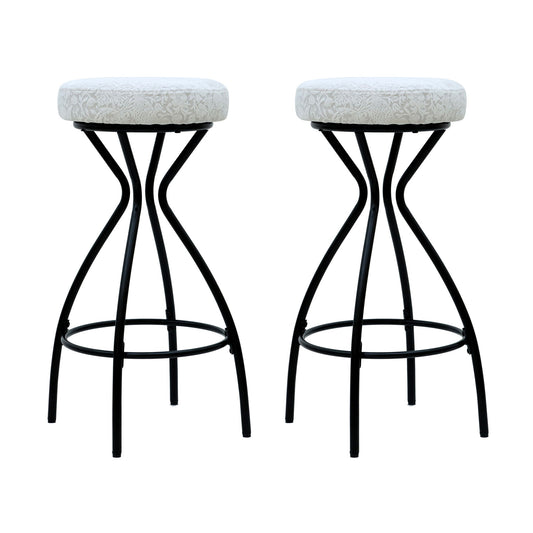 Modern Backless Bar Stools For Kitchen Island (Set of 2)